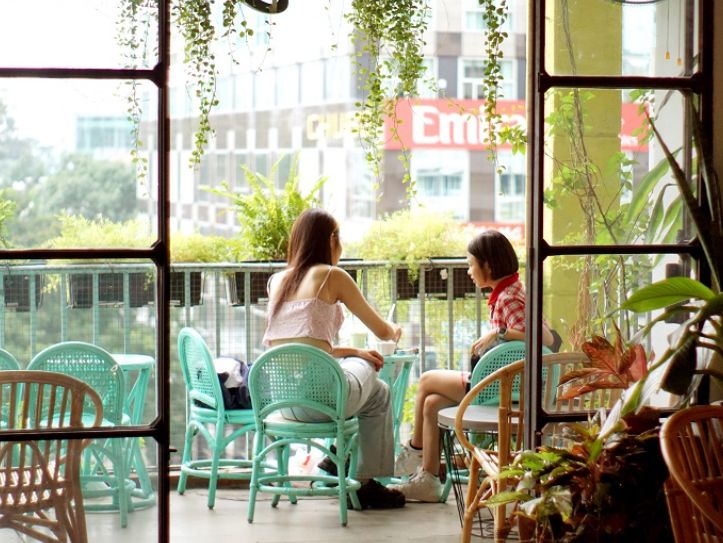 the coffee shop in Saigon
