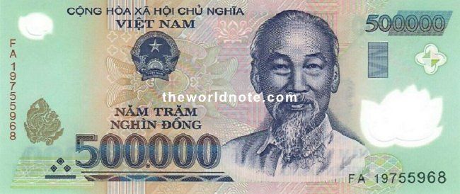 vietnam curency - 500,000 dong